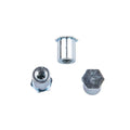BSOS Internal Thread Zinc Plated Carbon Steel Hex Head Self Clinching Standoff Nuts