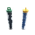 Thermoformer Molding clear Transparent Packing PVC PC Plastic 25mm Tube Tubing with Cap Lid for DND Dice Packaging