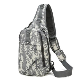SNEDA Single Shoulder Fishing Tackle Bag Multifunction Crossbody Messenger Sling Bags for Outdoor Sports