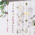 Colorful Crystal Sun Catchers Hanging Sun Catcher with Chain Pendant Ornament Crystal Balls for Window Home Garden Decor