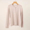 24/25 Winter Warm Women Cashmere Sweater Custom Luxury Fashion Ladies Girls Plain Color Knitted Cashmere Cardigan Sweater 247