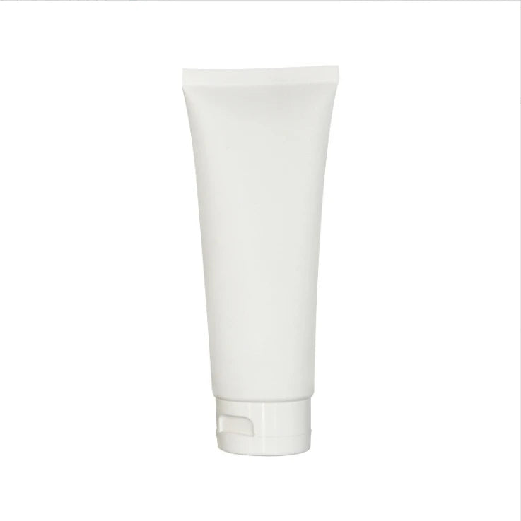 D40 Right Angle PE Plastic Hair Conditioner Facial Cleanser Hose Packaging Screw Cap Logo Printing Cream Storage Cover Tube