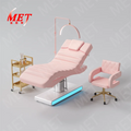 New Salon Beauty Bed Single Column with Light Electric Lifting Three-motor Massage Bed