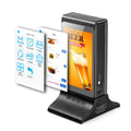 2024 Trending Products Restaurant Menu with LCD Advertising Display and Holder Quick Charging Table Menu Display Stand