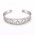 Vintage Stainless Steel Witch Knot Bracelet Hollow Wiccan Celtic Bangle Talisman Women and Men Fashion Amulet Jewelry Gift