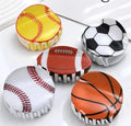 CN Customized Logo Shape Acrylic Hair Claw Clip Print Sports Basketball Football Hair Claw for Women