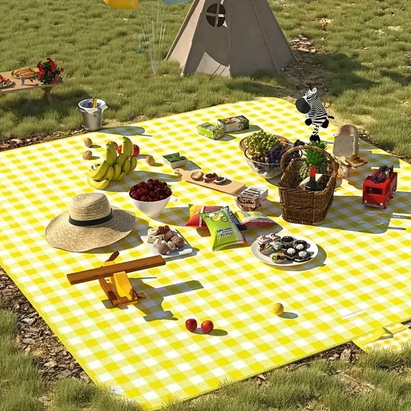 Portable Waterproof Oxford Material Picnic Mat for Outdoor Camping Hiking and Beach Foldable Design