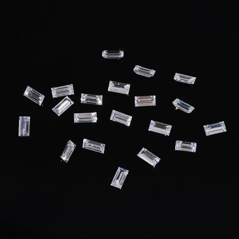 Starsegem Wholesale Melee Diamonds HPHT CVD Baguette Step Cut D VVS/VS Lab Grown Diamonds