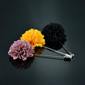 Handmade Men's & Women's Hydrangea Flower Brooch Lapel Pin Beautiful Alloy Jewelry Accessory for Parties & Weddings