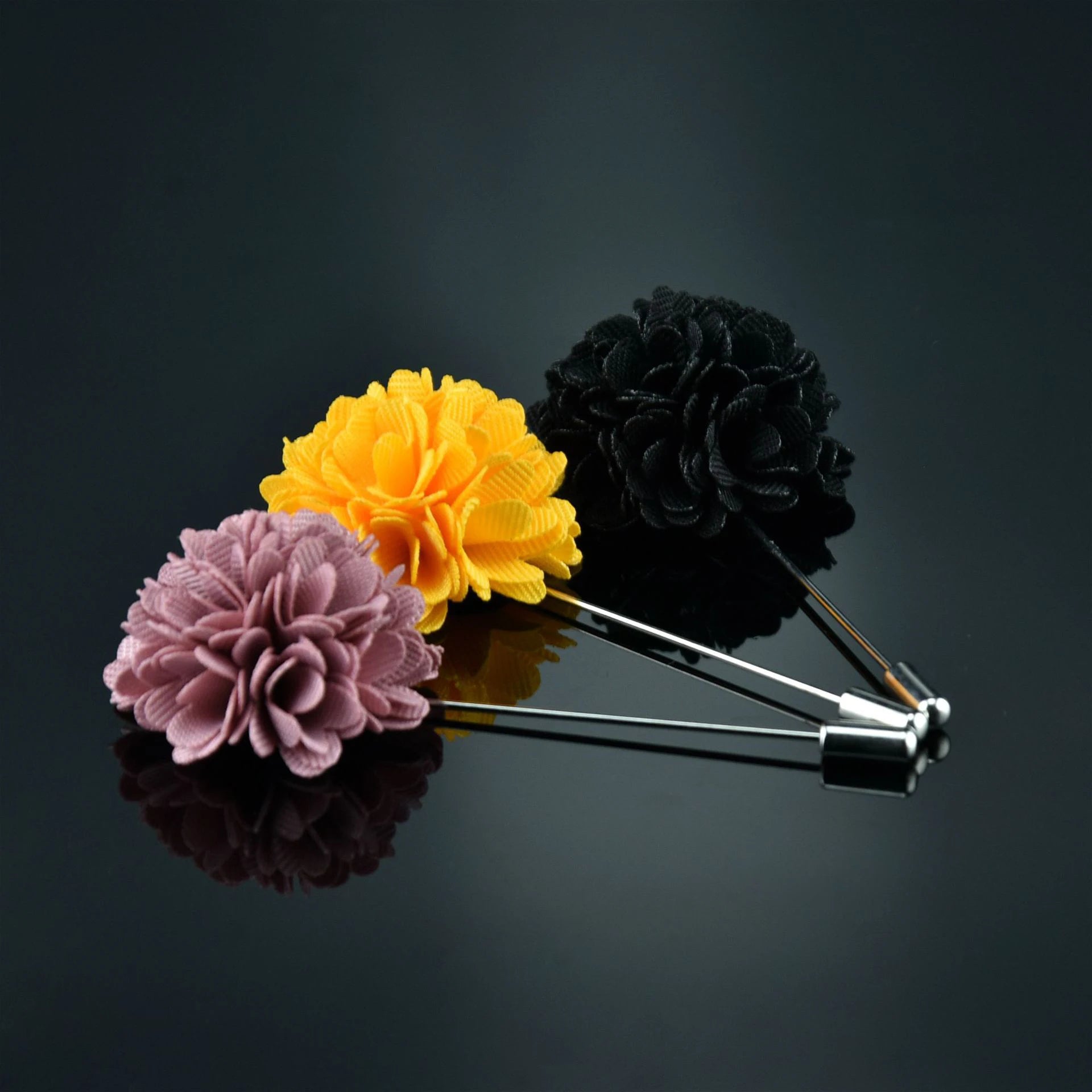 Handmade Men's & Women's Hydrangea Flower Brooch Lapel Pin Beautiful Alloy Jewelry Accessory for Parties & Weddings
