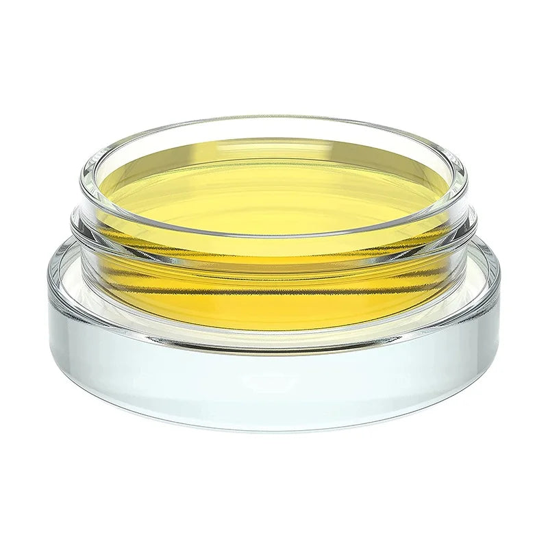 5ml 9ml Child Resistant Clear Glass Concentrate Jar