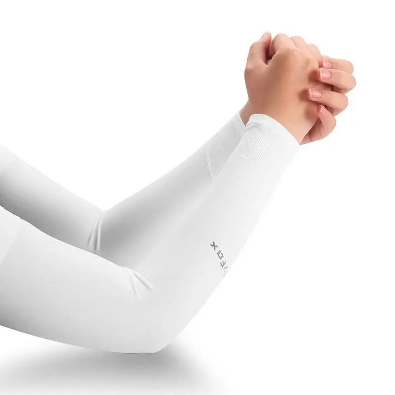 Ice Silk Sunscreen Cuff Outdoor Riding Travel Sports Arm Sunblock Sunshade Breathable Cool Sleeves