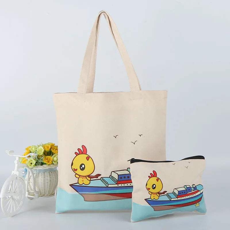 Factory Cheap Cotton Eco Plain Eye Print Canvas Organic Bags Recycles Tote Bag Recycled