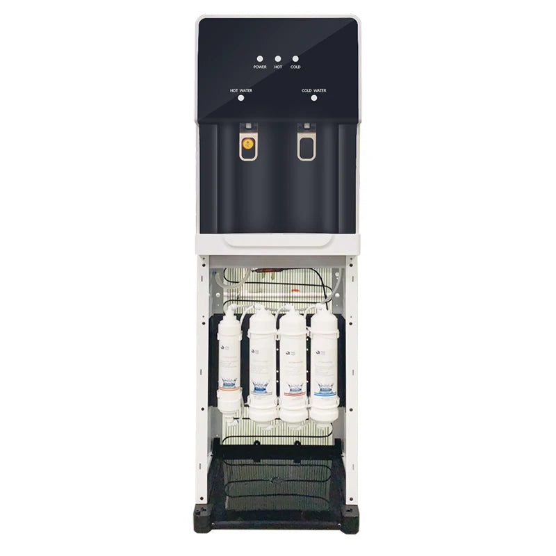 Freestanding Electric Direct Drinking Water Purifier Hot/Cold Water Dispenser with 4-Stage Filter for RV & Household Use MegaBDM
