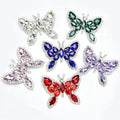 Fashion Women Party Dress Jewelry Girls Gifts Crystal Animal Insect Pins Rhinestone Butterfly Brooch
