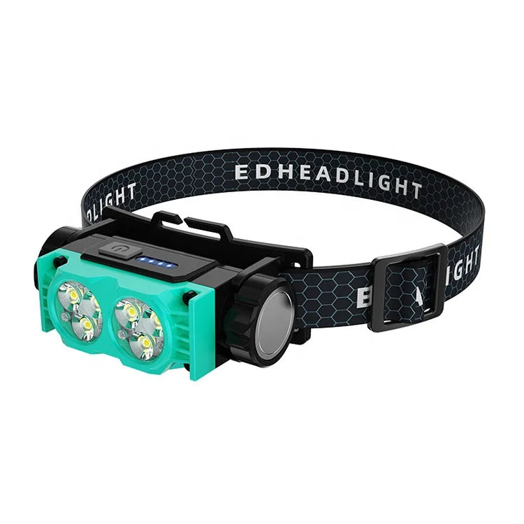 Howlighting  Outdoor Night Fishing Magnetic Suction Maintenance Work Lamp Rechargeable Usb Led Torch Flashlight Headlamp