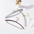 Luxury Hotel Wardrobe Leather Laundry Bathroom Living Room Modern Space Saver Non-Slip Clothes Hanger Rack