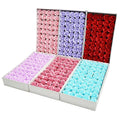 INUNION Hot Selling 3-Layer Soap Roses 50PCS/Box Handmade Artificial Flower Head Festival & Valentine's Day Decorative Flowers