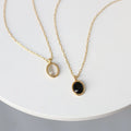 New Fashion Jewelry 316L Stainless Steel Chain Cat Eye Stone  Pendant Choker Necklace for Women