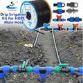 PP Compression Fittings for Drip Irrigation Plastic Connectors Line Accessories HDPE PE Material Watering Function for Farms