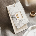 Custom Vintage Swing Clothing Hangtag with Hot Stamping Design Paper/Cardboard Price Tag for Jeans String Attachment Included