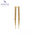T000953338 XUPING JEWELRY 14K Gold Color Elegant Stainless Steel Jewelry Korean Vintage Fashion Gold Plated Fine Earrings