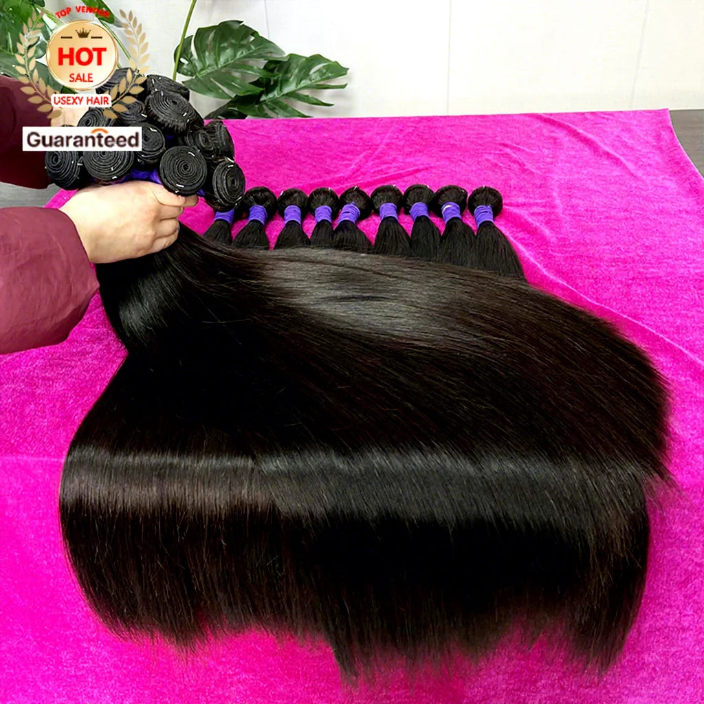 24 Hours Fast Shipping Wholesale Raw Cambodian Hair Virgin Cuticle Aligned Straight  Peruvian Hair Weave Bundles Natural Color