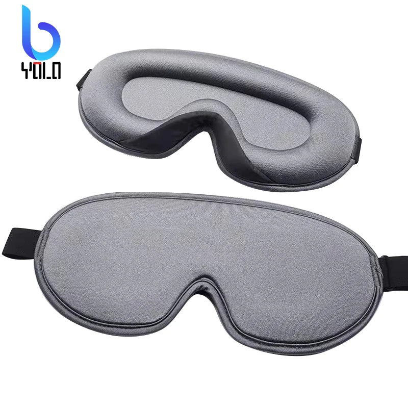 Yolo 100% Block Light Blindfold 3D Contoured Sleeping Eye Mask for Travel Shift Work Naps