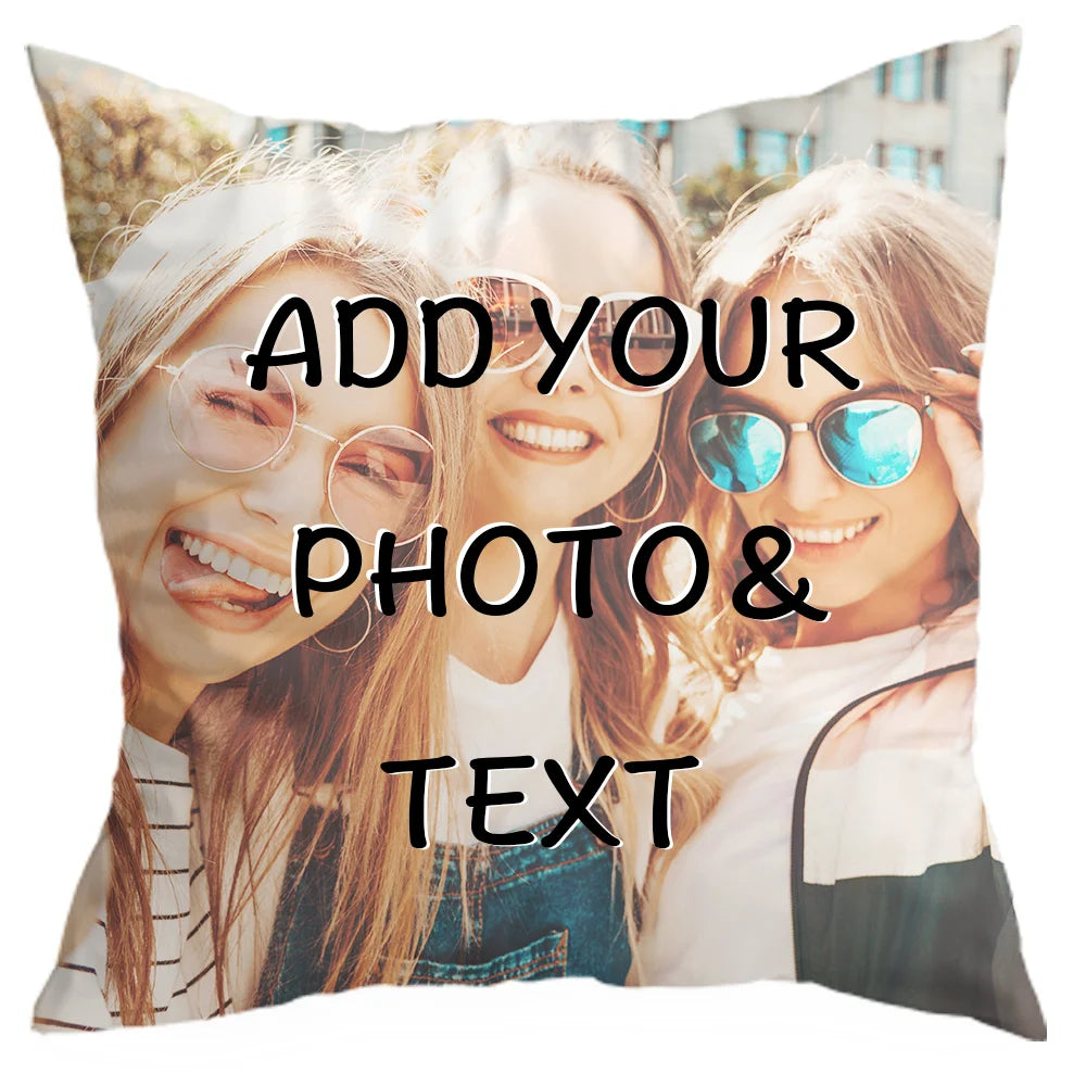 Custom Throw Pillow Covers Linen Polyester Cotton Digital Sublimation Printed Sofa Cushion Covers Pillow Case