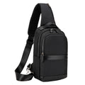 Hot Selling New Design Mens Runners Cross Body Chest Bag Sling Men With Usb