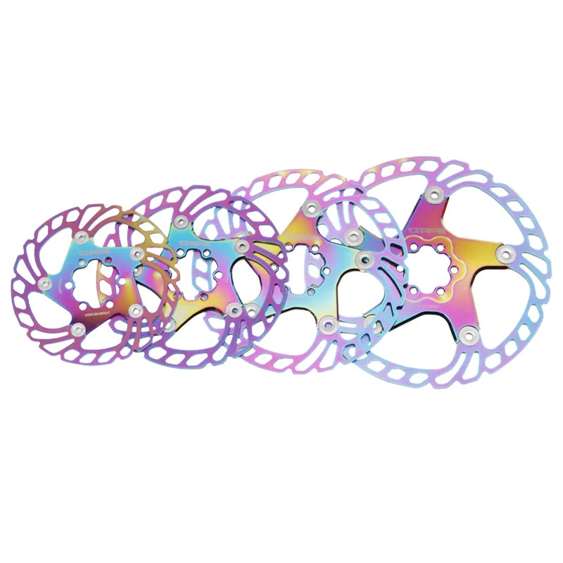 IIIPRO Factory Price Wholesale Rainbow MTB Brake Disc 140/160/180/203 mm Rotor Mountain Bike Disc Brake Rotor for Road Bicycles MegaBDM