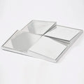 40*40*4Cm Accept Customization Unique Design Indoor Decorative Wall Mirrors Simple Decor Sliver Wall Mirror for Dining Room