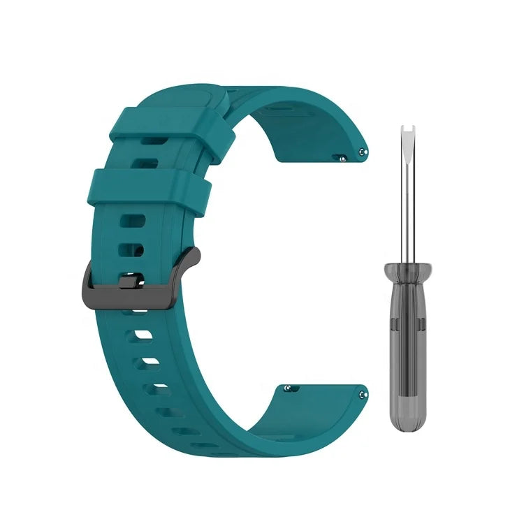 New Arrival 20mm Sport Style Shockproof Anti-scratch Silicone Watch Strap Band for Huami for Amazfit Neo