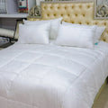 Luxury Cotton Duvet Insert Set with Polyester Filling Hypoallergenic & Eco-Friendly Reversible All-Season for Home & Hotel Use