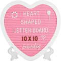 New Design Heart Tree Wooden Felt Letter Board for Display with Wood Stand Changeable Felt Letters Home Message Board