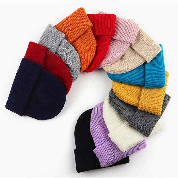 Factory Custom Men's Acrylic Skully Beanie Winter Fisherman Knitted Hat with 3D Embroidery Logo Warm Ribbed Cuff Knit Beanie Cap