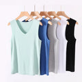 Wholesale Cotton Modal Soft Sleeveless Fitness Seamless Singlet Workout Gym Vest Men Tank Top