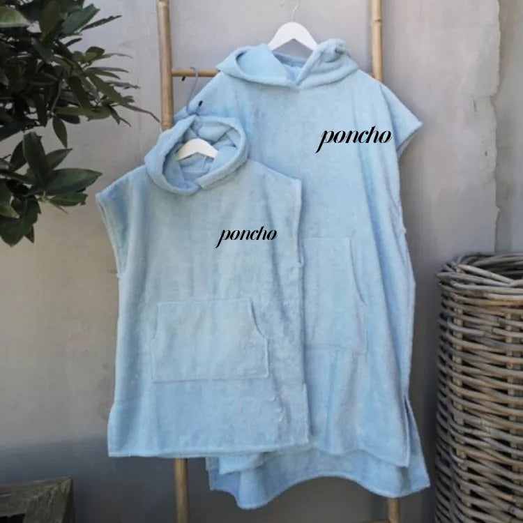 Cotton Adult Surf Poncho Hooded Towel Poncho Towel Surfing Poncho With Custom logo