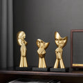Abstract Figure Resin Art Sculpture Modern Figurine Statue for Home Office Decor Handmade Contemporary Art Bulk Wholesale Gift