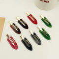 Hot New Arrival Simple Fashion Small Hair Clips Acetate Hair Pins Side Bangs Clip for Girls Make up /Hair Accessories