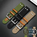 22mm Nylon Canvas Wrist Strap for Homilton KHAKI AVIATION H77775960 H77616533 H77906940 Men Watch Band Bracelet