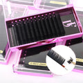 Matte Black Cashmere Lash Extensions Volume Trays Private Label Custom Lash Tray Wholesale Lash Trays Vendor