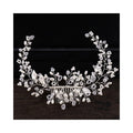 Wholesale Handmade Leaf Hair Comb Bridal Headdress Pearl Bridal Wedding Hair Accessories