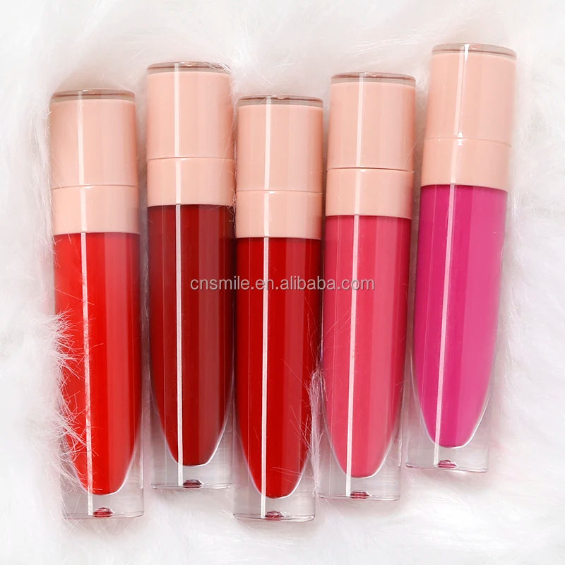 Pink Cosmetics Vegan Matte Lipstick Custom Private Label Creamy Liquid Lipstick