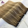 2026 Wholesale Super Double Drawn Thick Bottom Remy Human Machine Double Weft Hair Weaving Extensions