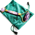 Hongzhuo Amethyst Jade Face Gem Roller Facial Beauty Gem Roller Skin Care Tools