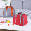 Polyester Cute Lunch Bags for Student Office Worker Food Fruit Carry Bento Handbag Aluminum Foil Thermal Insulation Cooler Bags