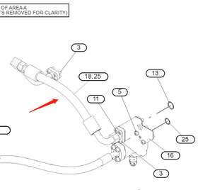 260-7910 HOSE GP-HYDRAULIC for CAT 320D