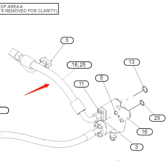 260-7910 HOSE GP-HYDRAULIC for CAT 320D
