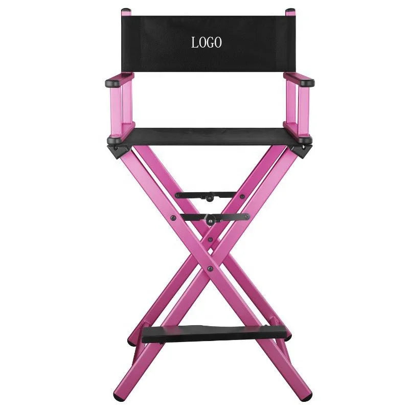 Hot New Product Director Makeup Chair Foldable Headrest Portable Durable Aluminum Alloy Minimalist Oxford Eco-Friendly Park Use